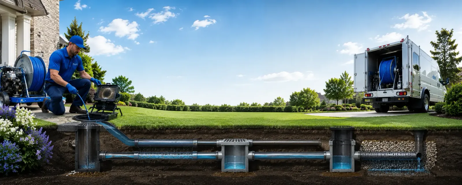 Outdoor drain cleaning information for Hooper Bay, AK